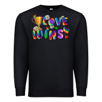 Black love wins Premium Sweatshirt - Zillion Design Studio