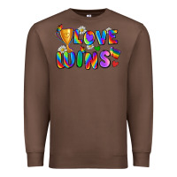 Chestnut love wins Premium Sweatshirt - Zillion Design Studio