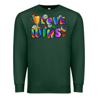 Sports Green love wins Premium Sweatshirt - Zillion Design Studio