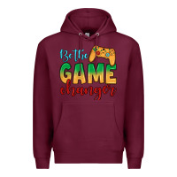 Burgundy Be the game changer Premium Hoodie - JahusDesignShop