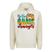 Oatmeal Heather Be the game changer Premium Hoodie - JahusDesignShop