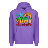 Purple Be the game changer Premium Hoodie - JahusDesignShop