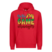 Red Be the game changer Premium Hoodie - JahusDesignShop