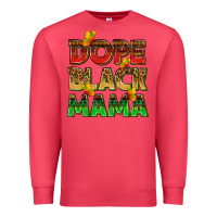 Cardinal dope black mama with butterflies Premium Sweatshirt - texasbilliewilder