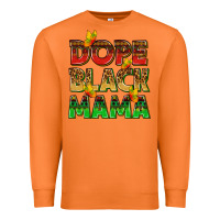 Carrot dope black mama with butterflies Premium Sweatshirt - texasbilliewilder