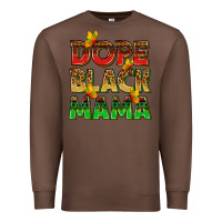 Chestnut dope black mama with butterflies Premium Sweatshirt - texasbilliewilder