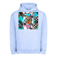 Pigment Grape Ice race heart tumbler Urban Hoodie - AdoDesignShop