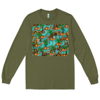 Army Green camel leopard Long Sleeve Tee - BarkalooDesign