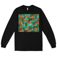 Black camel leopard Long Sleeve Tee - BarkalooDesign