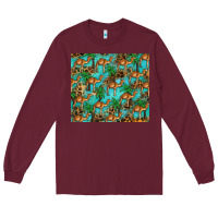 Burgundy camel leopard Long Sleeve Tee - BarkalooDesign