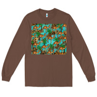 Chestnut camel leopard Long Sleeve Tee - BarkalooDesign