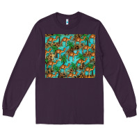 Plum camel leopard Long Sleeve Tee - BarkalooDesign
