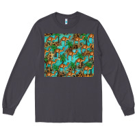 Smoke camel leopard Long Sleeve Tee - BarkalooDesign