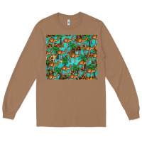 Toasted Coconut camel leopard Long Sleeve Tee - BarkalooDesign