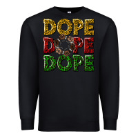 Black dope dope dope Premium Sweatshirt - texasbilliewilder