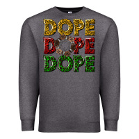 Charcoal Heather dope dope dope Premium Sweatshirt - texasbilliewilder