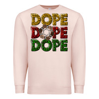 Pale Pink dope dope dope Premium Sweatshirt - texasbilliewilder