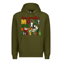 Army Green have yourself a mooey little christmas Premium Hoodie - AdoDesignShop