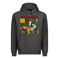 Charcoal Heather have yourself a mooey little christmas Premium Hoodie - AdoDesignShop
