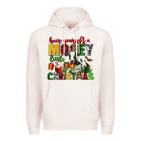 Pale Pink have yourself a mooey little christmas Premium Hoodie - AdoDesignShop
