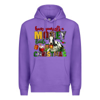 Purple have yourself a mooey little christmas Premium Hoodie - AdoDesignShop