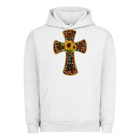 Pigment Lunar Rock leopard gemstone sunflower cross Urban Hoodie - JahusDesignShop