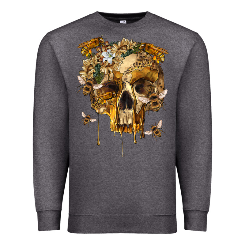 Flower Skeleton Bees Premium Sweatshirt by RanaPortraitStore | Teevron