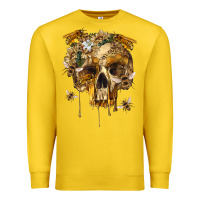 Lemon Flower Skeleton Bees Premium Sweatshirt - RanaPortraitStore