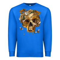 True Royal Flower Skeleton Bees Premium Sweatshirt - RanaPortraitStore