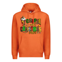 Carrot coffee and christmas cheer Premium Hoodie - AdoDesignShop