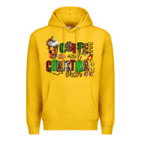Lemon coffee and christmas cheer Premium Hoodie - AdoDesignShop
