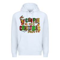 White coffee and christmas cheer Premium Hoodie - AdoDesignShop