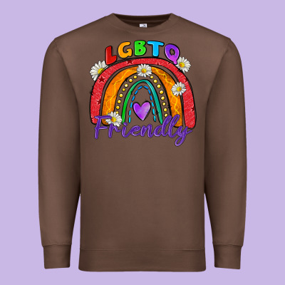 Lgbtq Friendly Premium Sweatshirt Designed By Zillion Design Studio