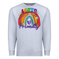 Heather Grey lgbtq friendly Premium Sweatshirt - Zillion Design Studio