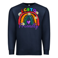 Navy lgbtq friendly Premium Sweatshirt - Zillion Design Studio