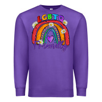 Purple lgbtq friendly Premium Sweatshirt - Zillion Design Studio