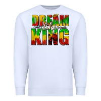 White dream like king with crown Premium Sweatshirt - texasbilliewilder