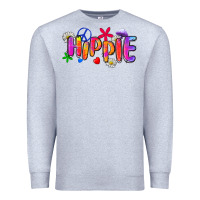Heather Grey hippie Premium Sweatshirt - Zillion Design Studio