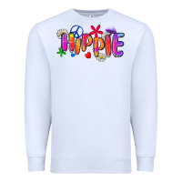 White hippie Premium Sweatshirt - Zillion Design Studio