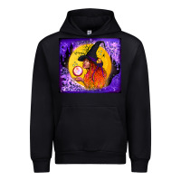 Black witch with crystal ball tumbler Urban Hoodie - BundleAndBundleShop