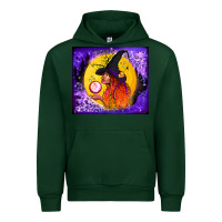 Forest Green witch with crystal ball tumbler Urban Hoodie - BundleAndBundleShop