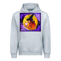 Heather Grey witch with crystal ball tumbler Urban Hoodie - BundleAndBundleShop