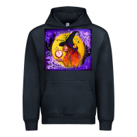 Navy witch with crystal ball tumbler Urban Hoodie - BundleAndBundleShop