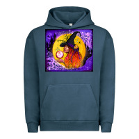Pigment Midnight Navy witch with crystal ball tumbler Urban Hoodie - BundleAndBundleShop