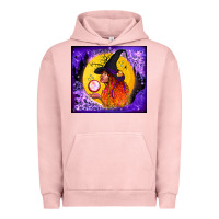 Pigment Salmon witch with crystal ball tumbler Urban Hoodie - BundleAndBundleShop