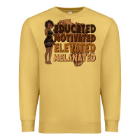 Antique Gold educated motivated elevated melanated Premium Sweatshirt - texasbilliewilder