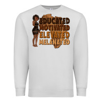 Dove Grey educated motivated elevated melanated Premium Sweatshirt - texasbilliewilder