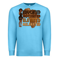 Ocean Blue educated motivated elevated melanated Premium Sweatshirt - texasbilliewilder