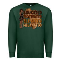 Sports Green educated motivated elevated melanated Premium Sweatshirt - texasbilliewilder