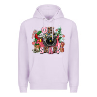 Lilac christmas oh snap Premium Hoodie - AdoDesignShop